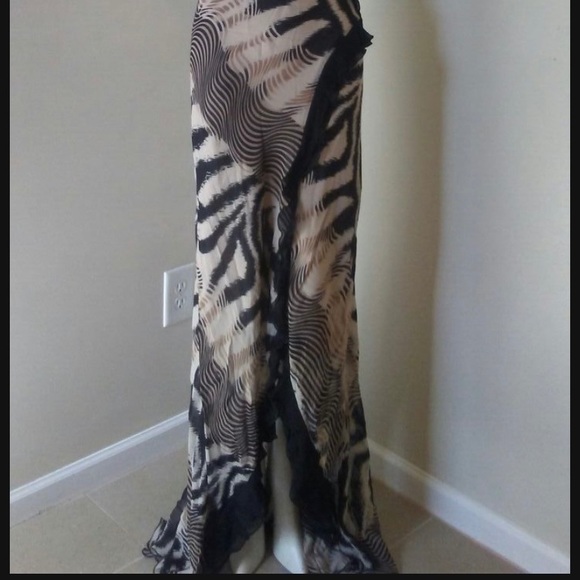 Home Coming Zebra Safari Pattern Vintage Gown Prom/Gala XSmall/Small Dress - Picture 3 of 8